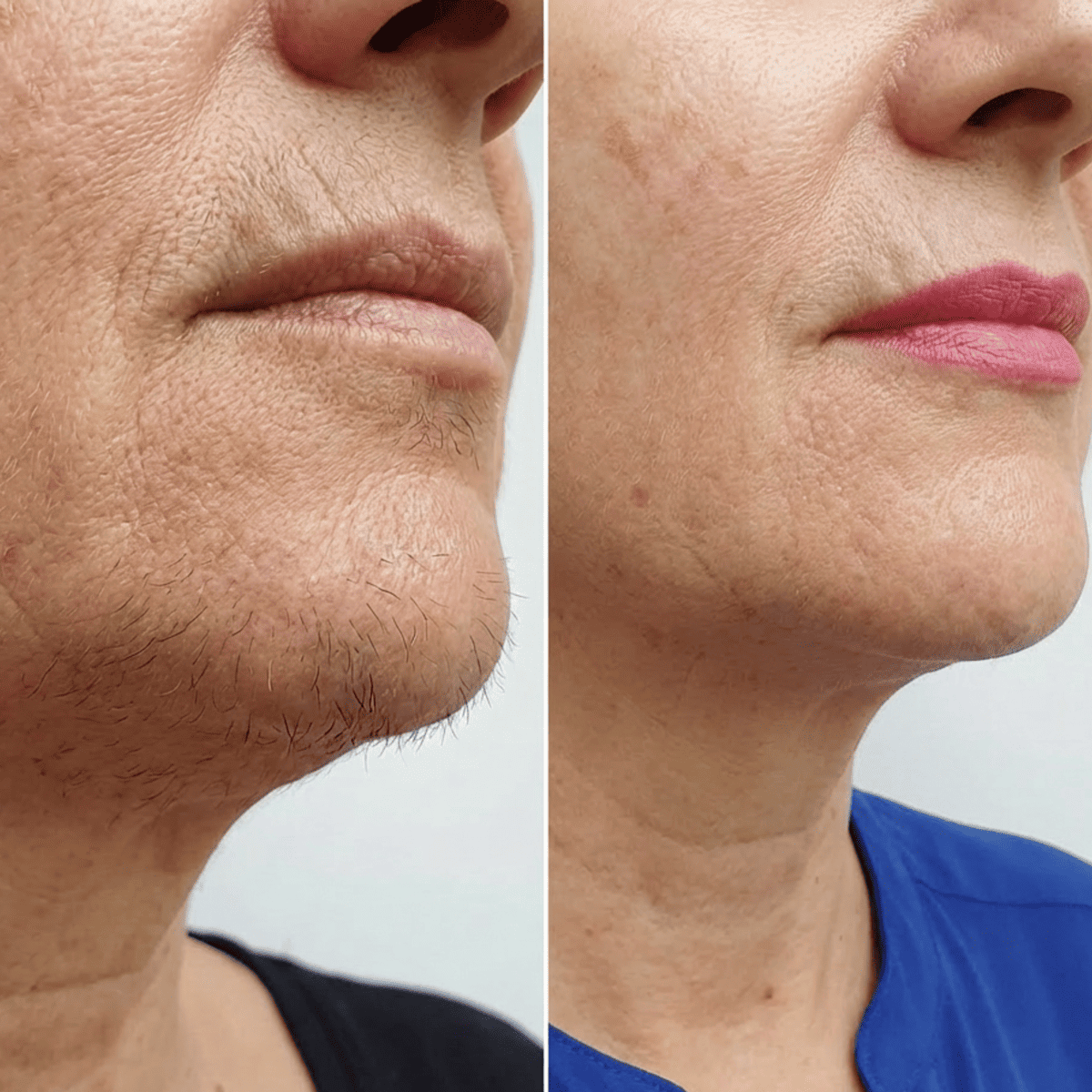 Client result using Cyperus Rotundus Serum